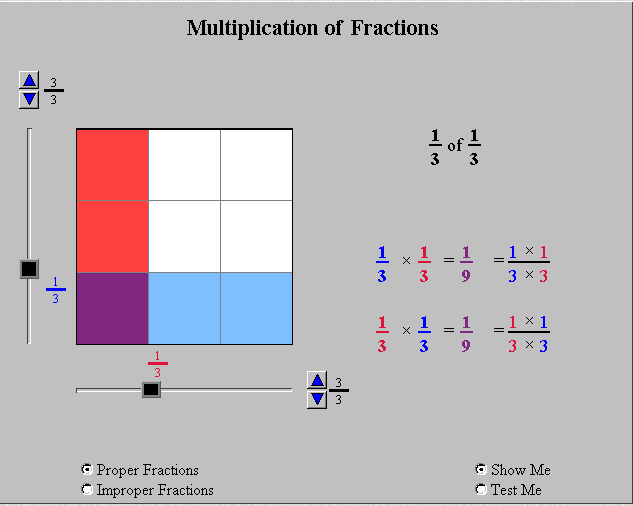 Multiplication of Fractions - Middle School Math Resources